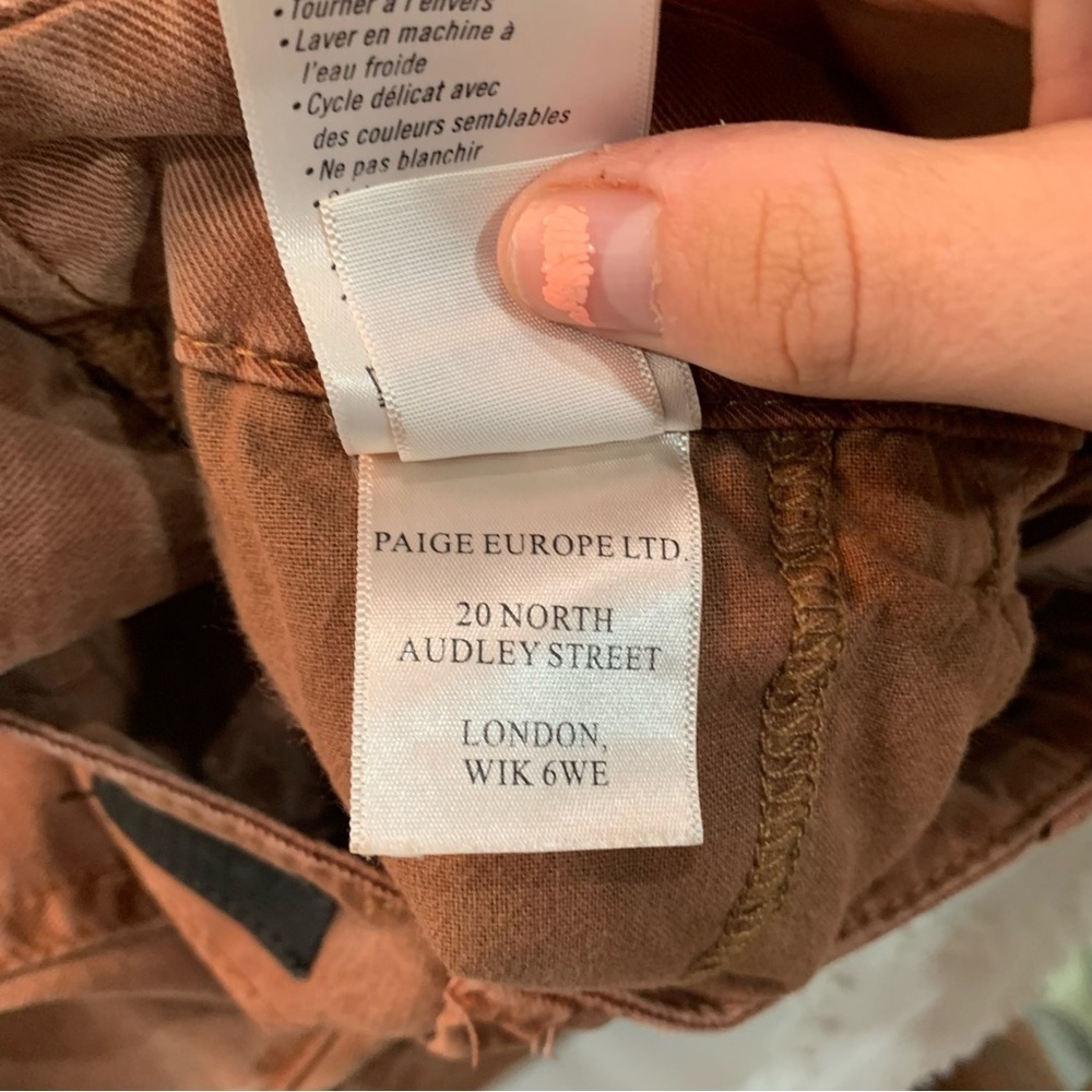 Paige Jeans Carly Wide Leg in Vintage Mocha - Picture 9 of 10